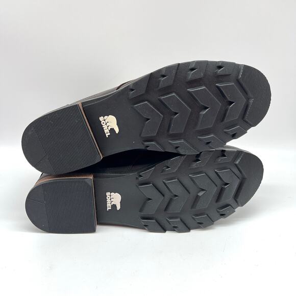 SOREL Emelie Short Lace Cozy Boot Womens 8.5 Blackened Brown Waterproof NEW - Picture 8 of 11